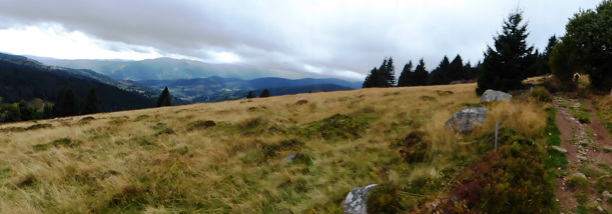 P0756 Panorama vu au dessus Hautes Huttes
